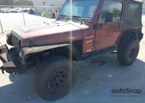 2002 Jeep Wrangler Sport z USA, uszkodzony, nr VIN 1J4FA49S72P710102